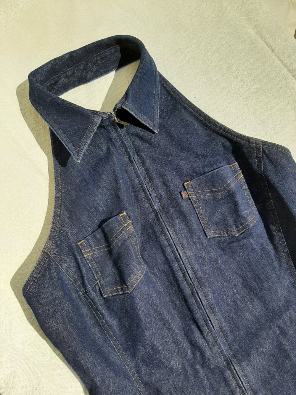 Ralph Lauren Jean Halter Dress